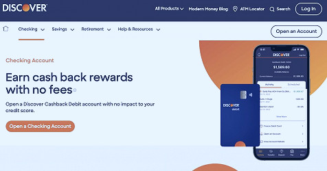 Checking Account - No Fees with Cashback Debit | Discover